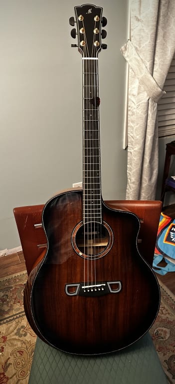 Merida Scar Beyond Series Jumbo Acoustic-Electric Guitar Vintage