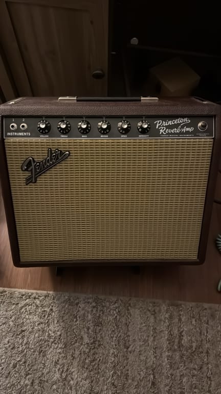 Open Box Fender Limited-Edition '65 Princeton Bordeaux Reserve 112