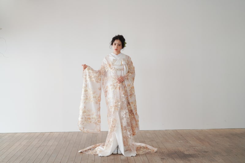 Marure】レースでできた特別な打掛をご紹介！ | スタジオAN 福岡 | 前