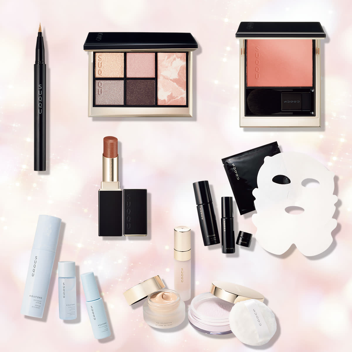 SUQQU・クリスマスコフレ】極上のツヤを体感できる魅力的なアイテムが