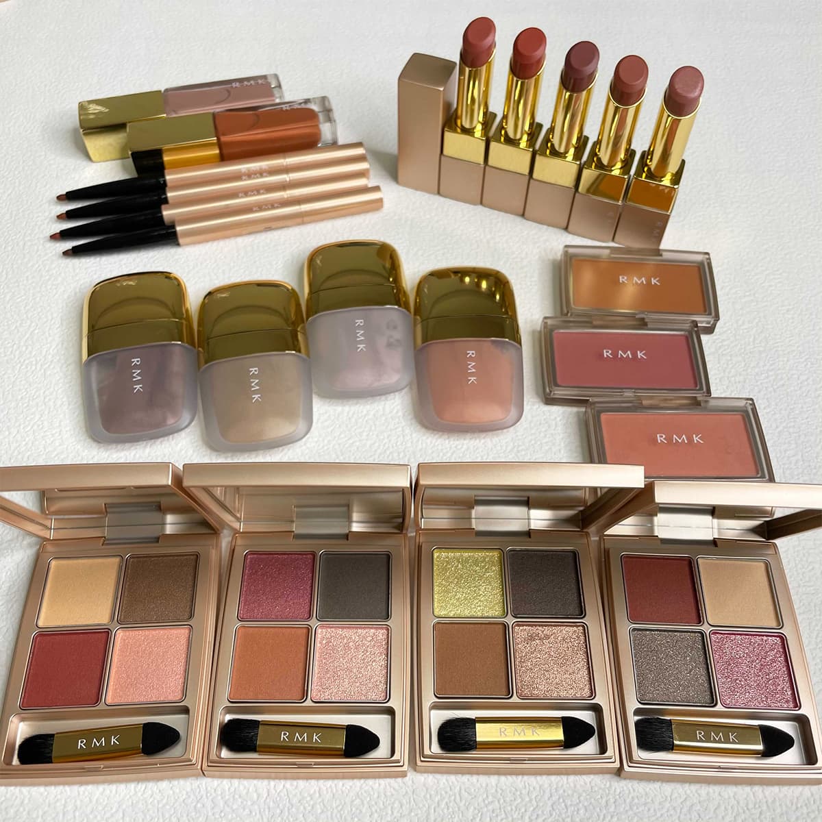 新生RMK】秋コスメを最速で全部見せ！スウォッチ付き！【秋コスメ2021