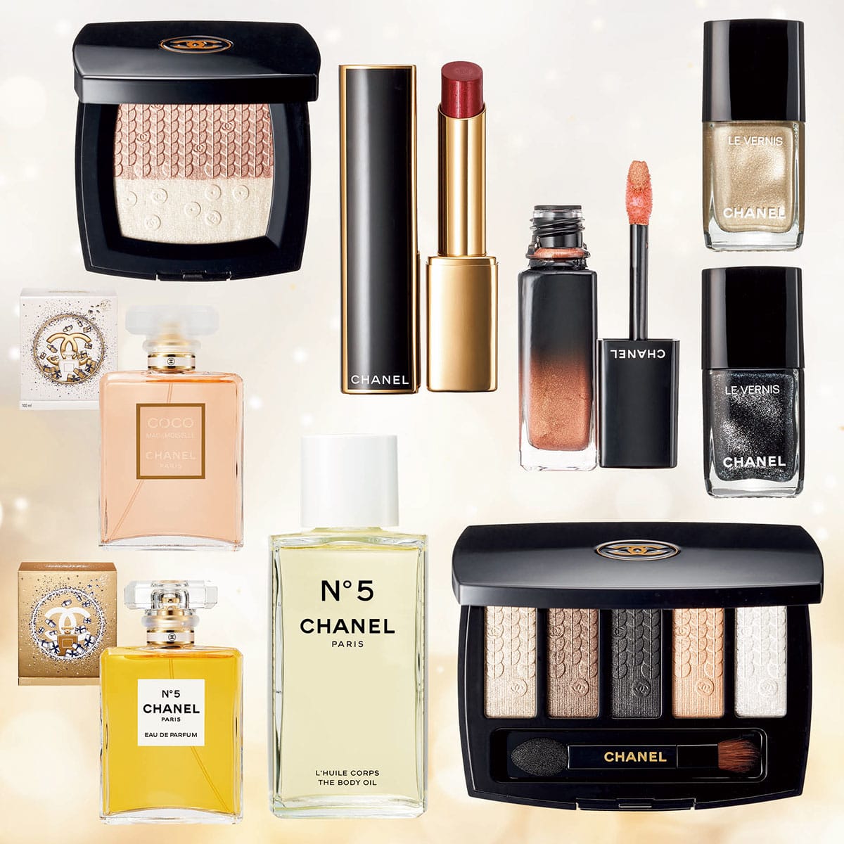 シャネル・クリスマスコフレ2023】華やかな限定コスメが登場