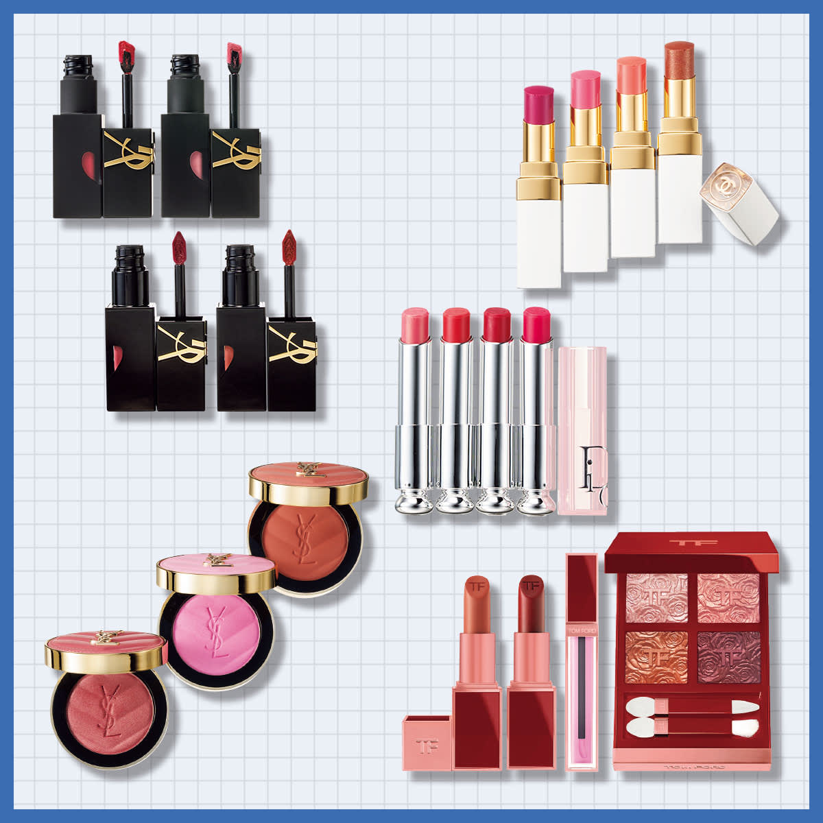 コスメまとめ売り イヴ・サンローラン シャネル ディオール 韓国