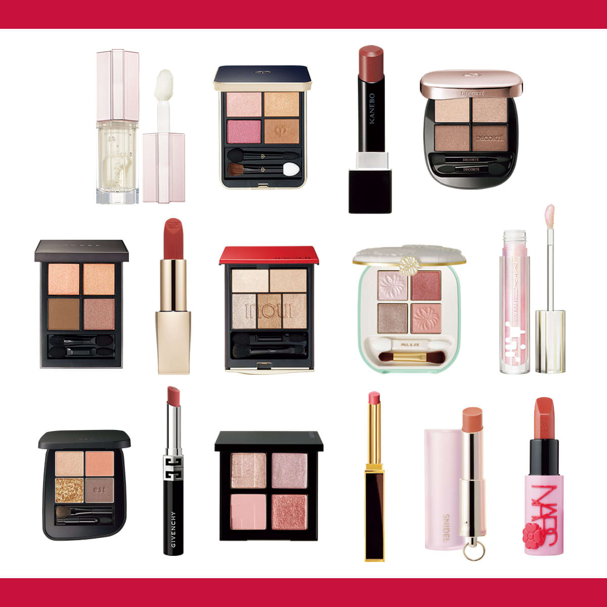 人気デパコスの【秋コスメ】全まとめ！【コスメデコルテ・クレド・NARS