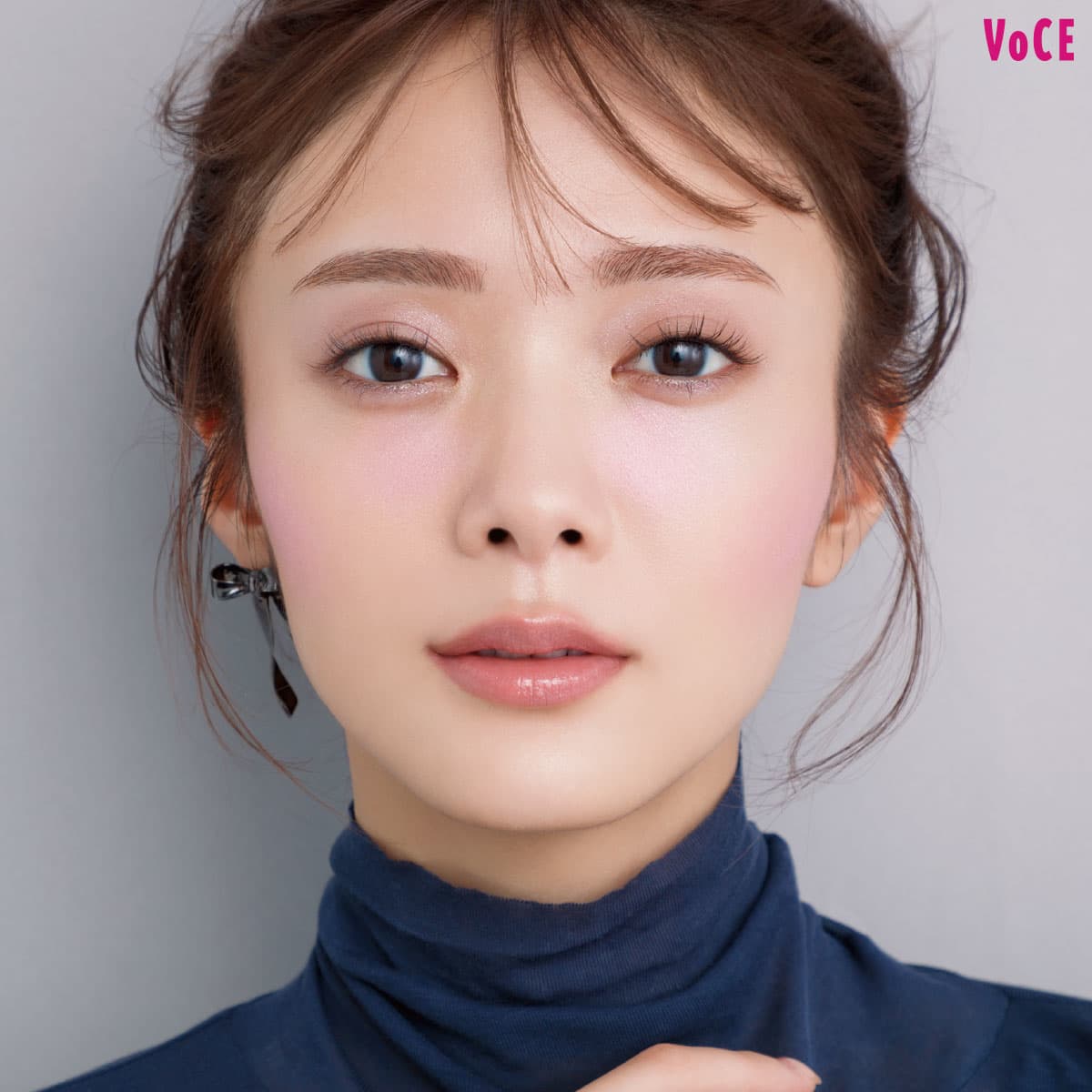 田村保乃】青みチーク2点のせでピュア＆美人横顔に！【冬メイク