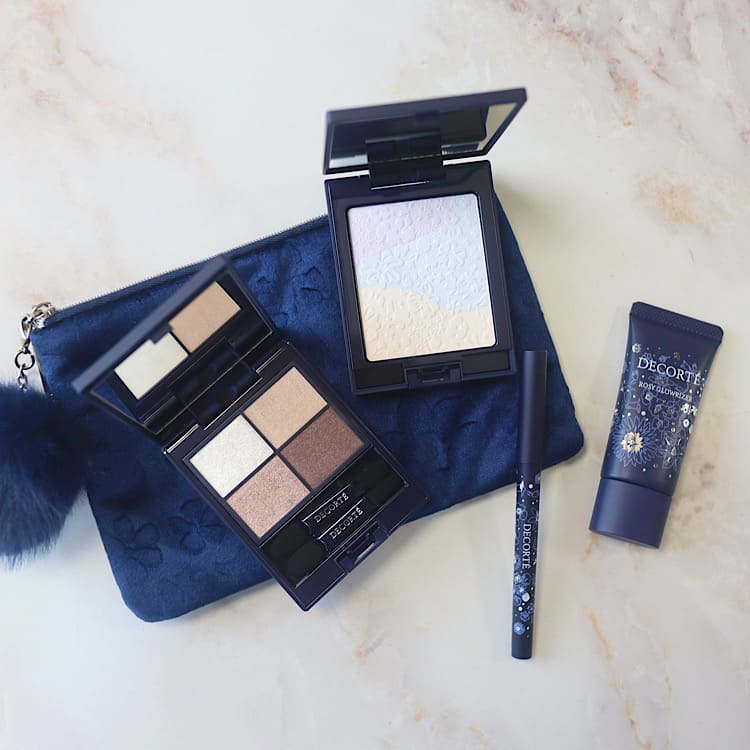 コスメデコルテの「2023年クリスマスコフレ」全色スウォッチ！イエベ