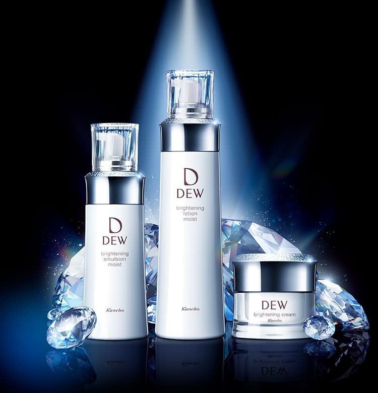 DEW ブライトニング美白】ベーシックなお手入れでうるおって透明感の
