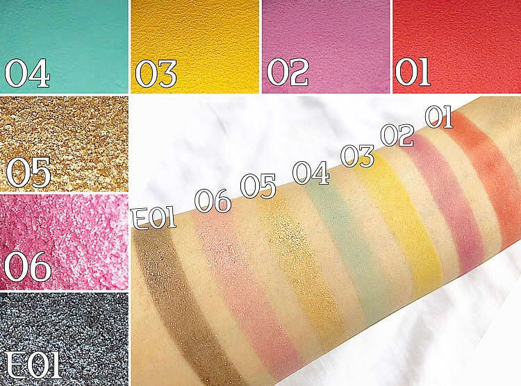 コフレドール夏限定【プレイフルカラー アイ&フェイス】全色塗り