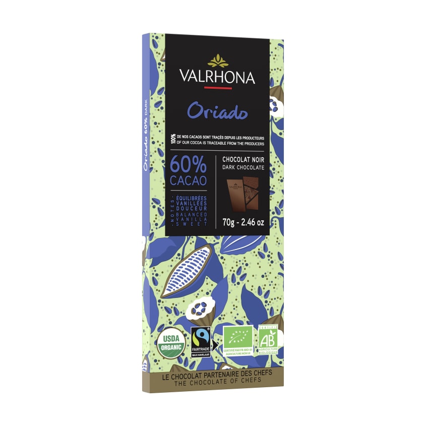 ORIADO 60% Fairtrade Dark Chocolate