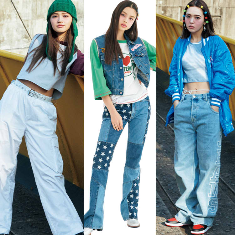 新世代K-POPグループ・NewJeans】がお手本！短丈×ダボパンの黄金