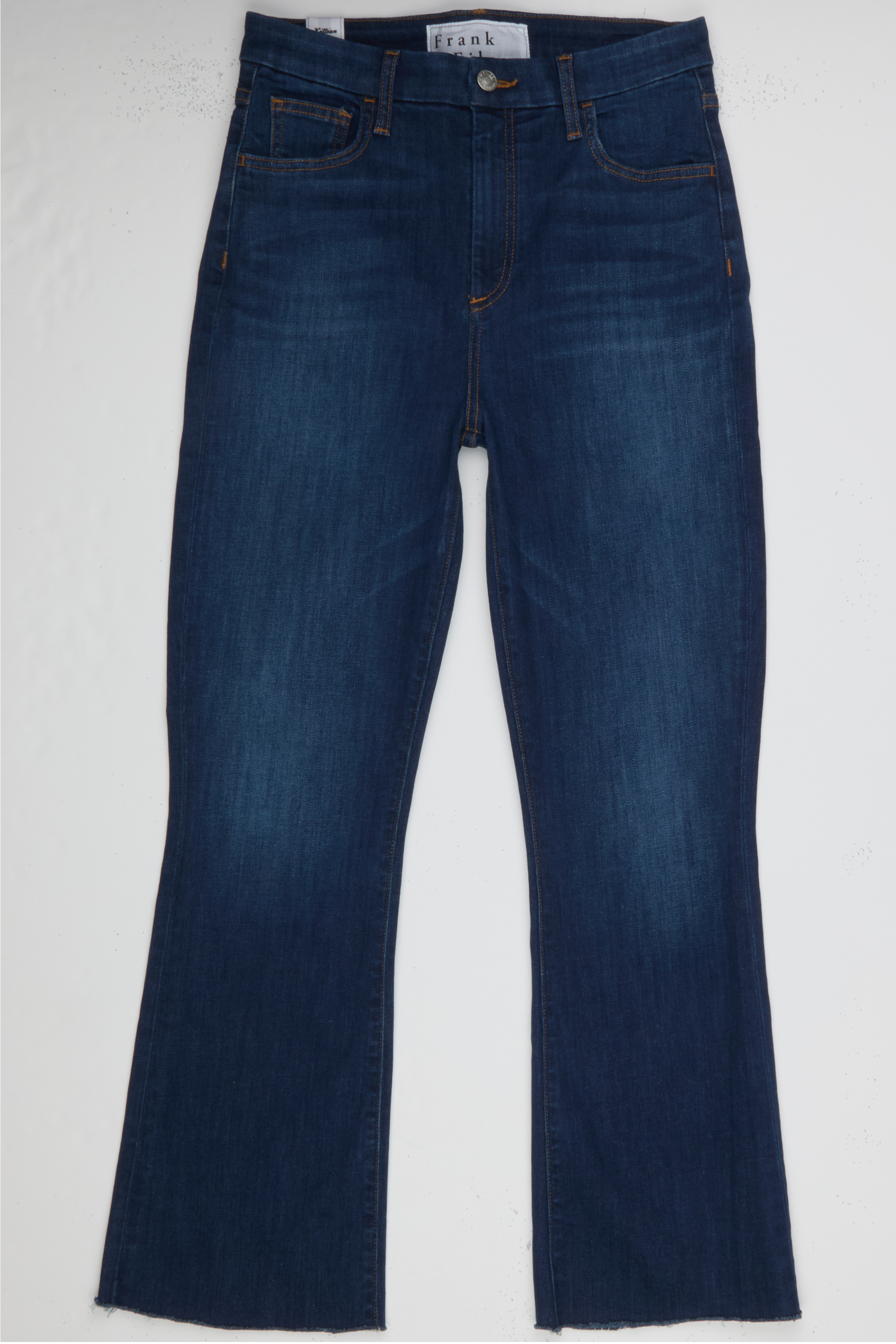 Killian, Crop Flare Jean, Dark Blue Wash – ReLoved by Frank & Eileen