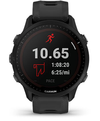 Forerunner 955 Solar - GPS Triathlon Smartwatch For Runner (Black