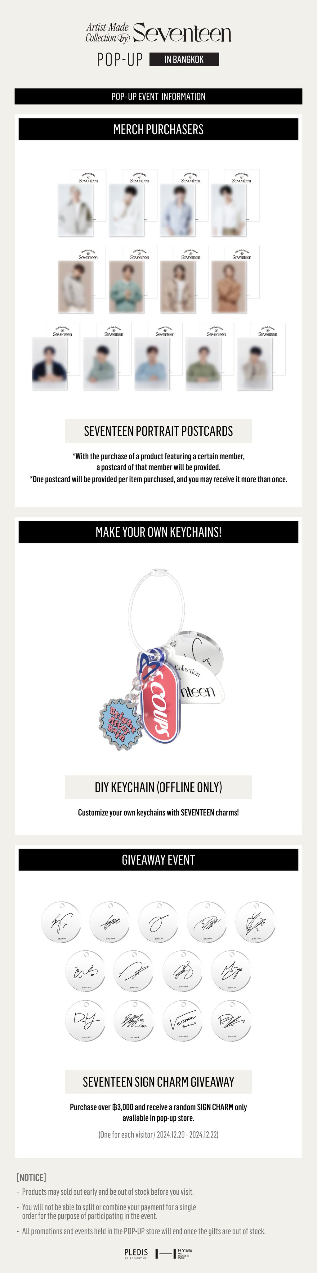 Artist-Made Collection by SEVENTEEN POP-UP in BANGKOK