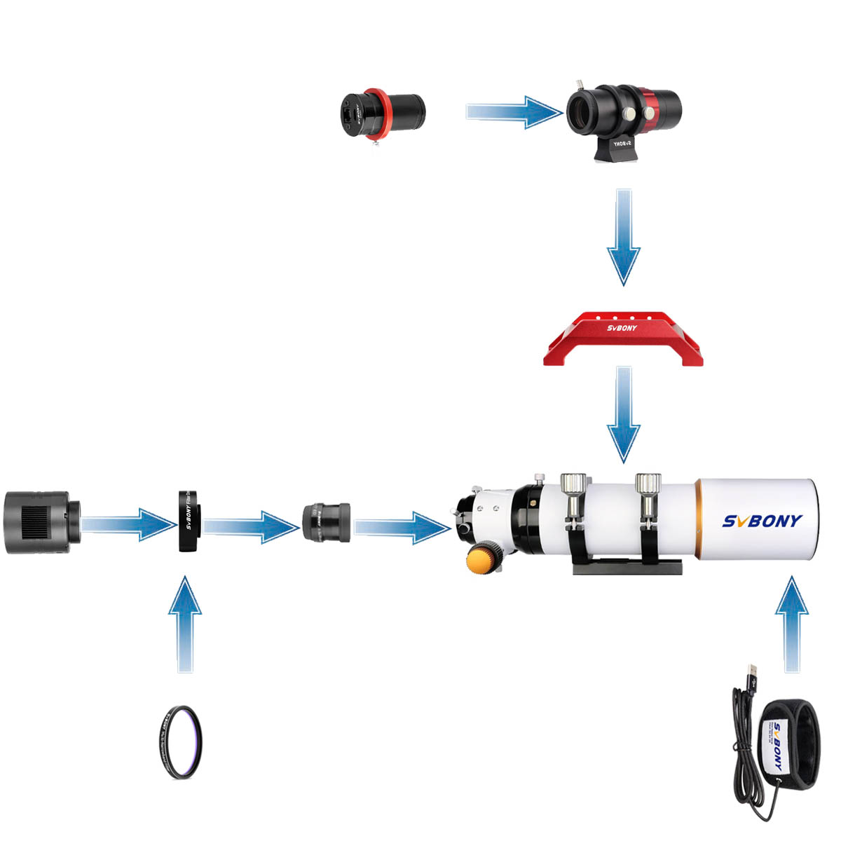 Sv503 80mm天体望遠鏡セット