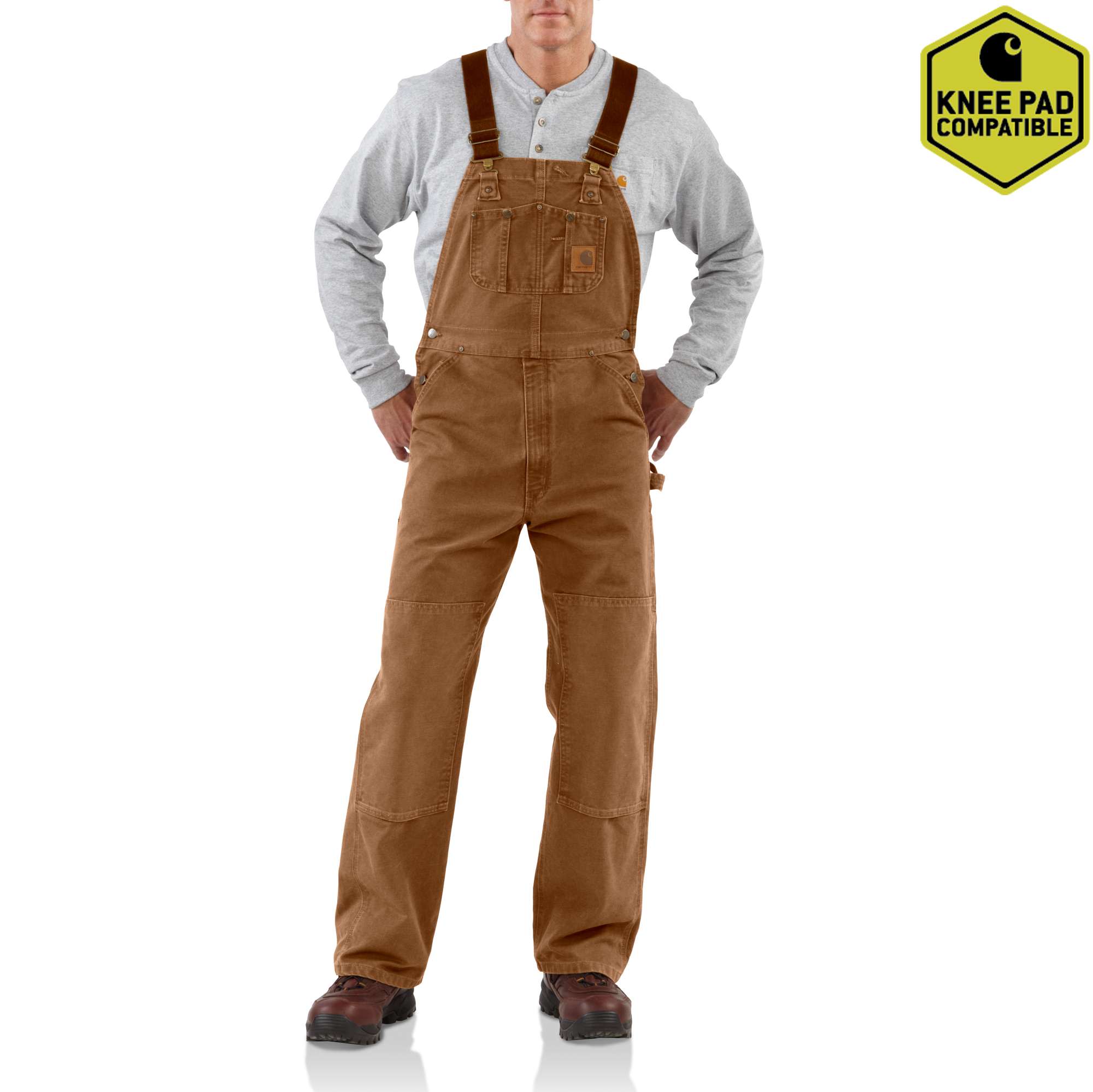 Sandstone Bib Overall/Unlined | Carhartt Reworked