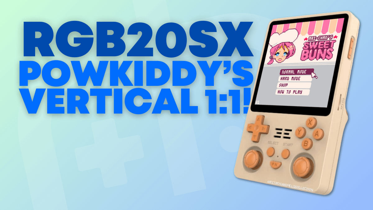 New Vertical Powkiddy: The RGB20SX | Retro Handhelds
