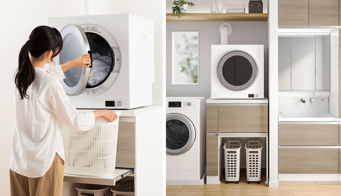 ガス衣類乾燥機：専用台 推奨品 － リンナイ