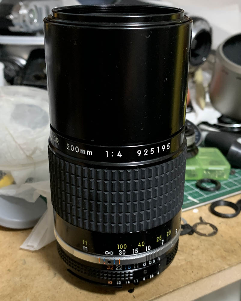 Repair: Nikkor 200mm f/4 Ai-S | Richard Haw's Classic Nikon Repair