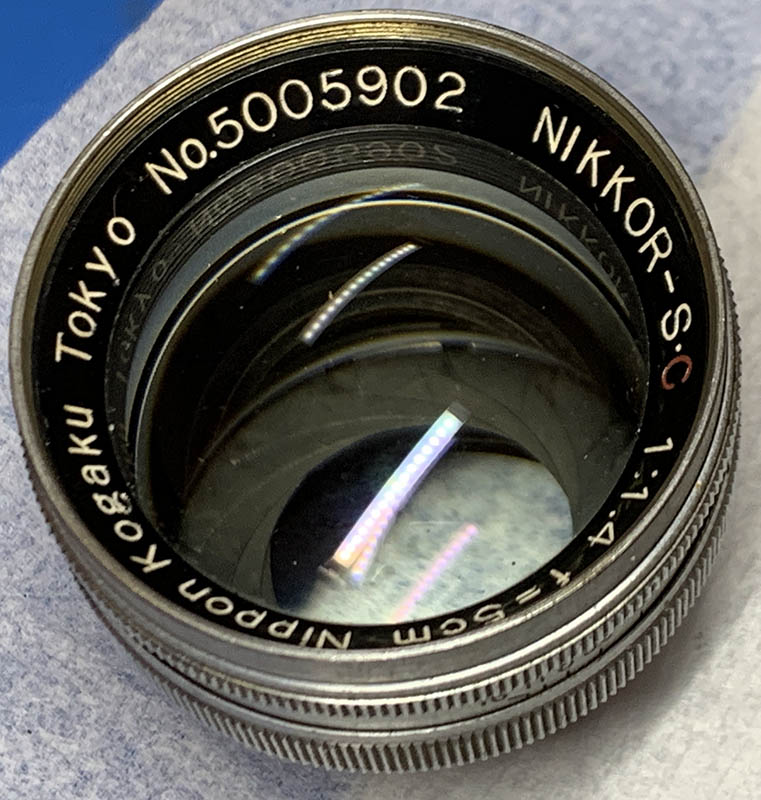 Repair: Nikkor-S.C 5cm f/1.4 (Early) | Richard Haw's Classic Nikon