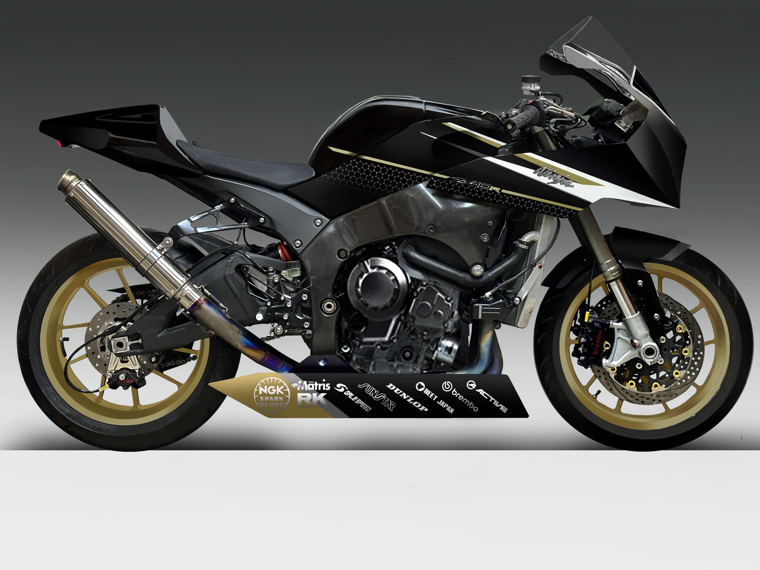 妄想.JP | ZX-10R J/KをNinja化する㊲