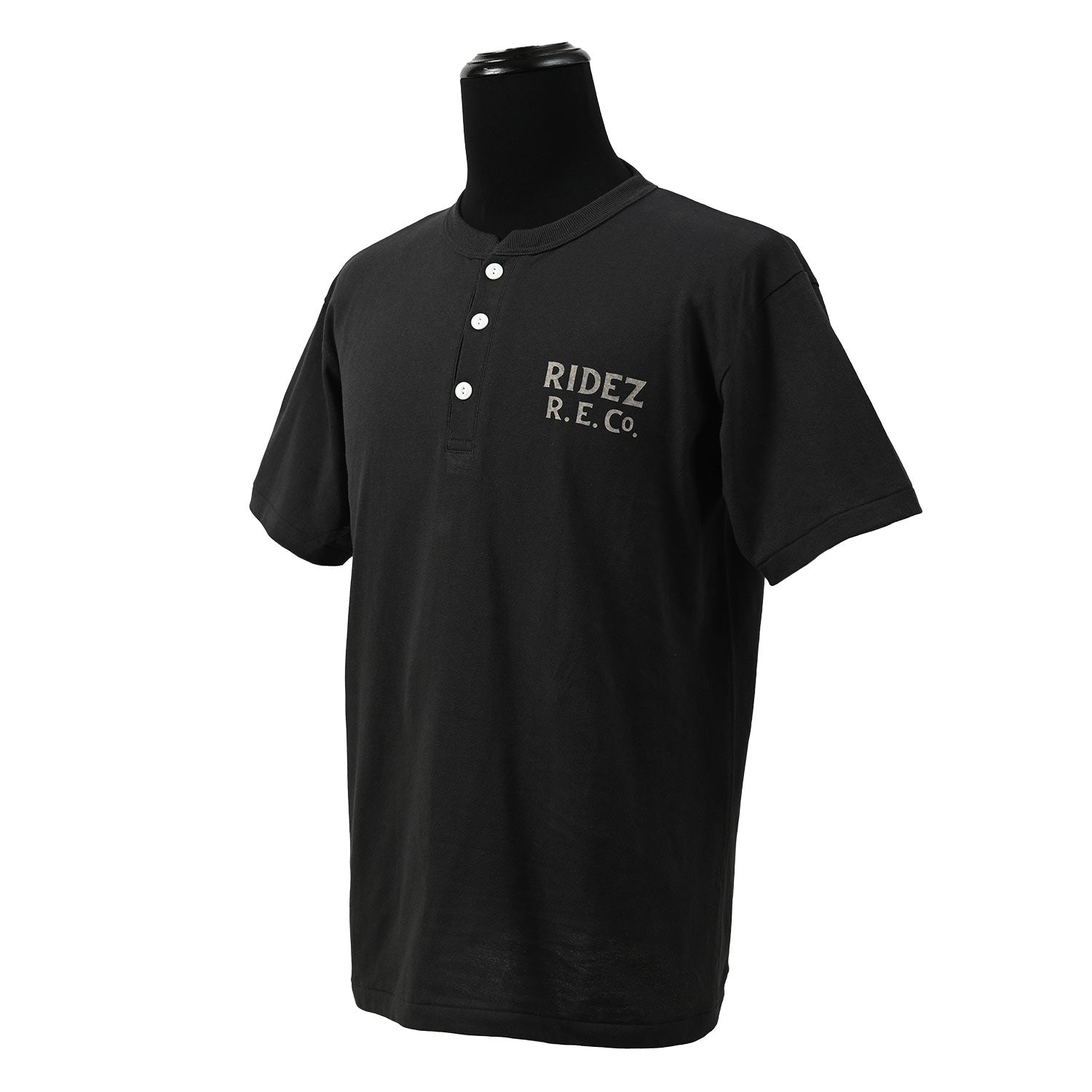 RIDEZ REC 6.2oz ヘンリーネック Tシャツ RD7032 | バイク用品はRIDEZ