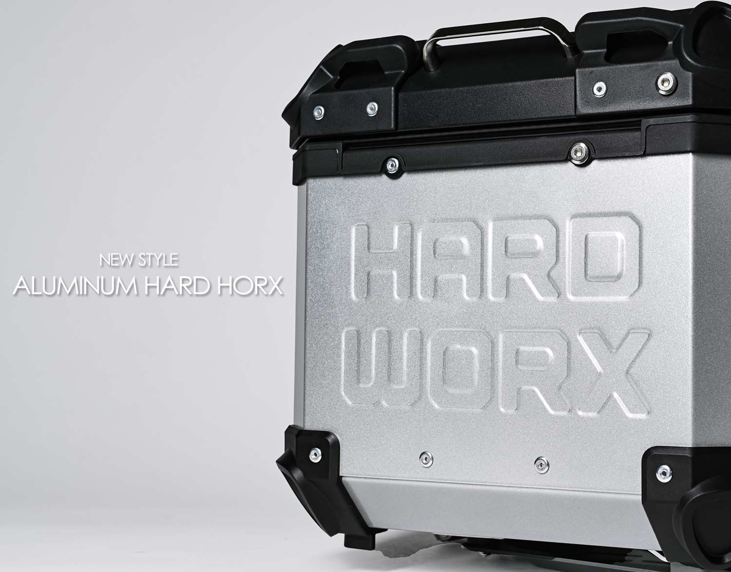 HARD WORX バイク用 アルミトップケース 55L HXNE55 | バイク用品はRIDEZ