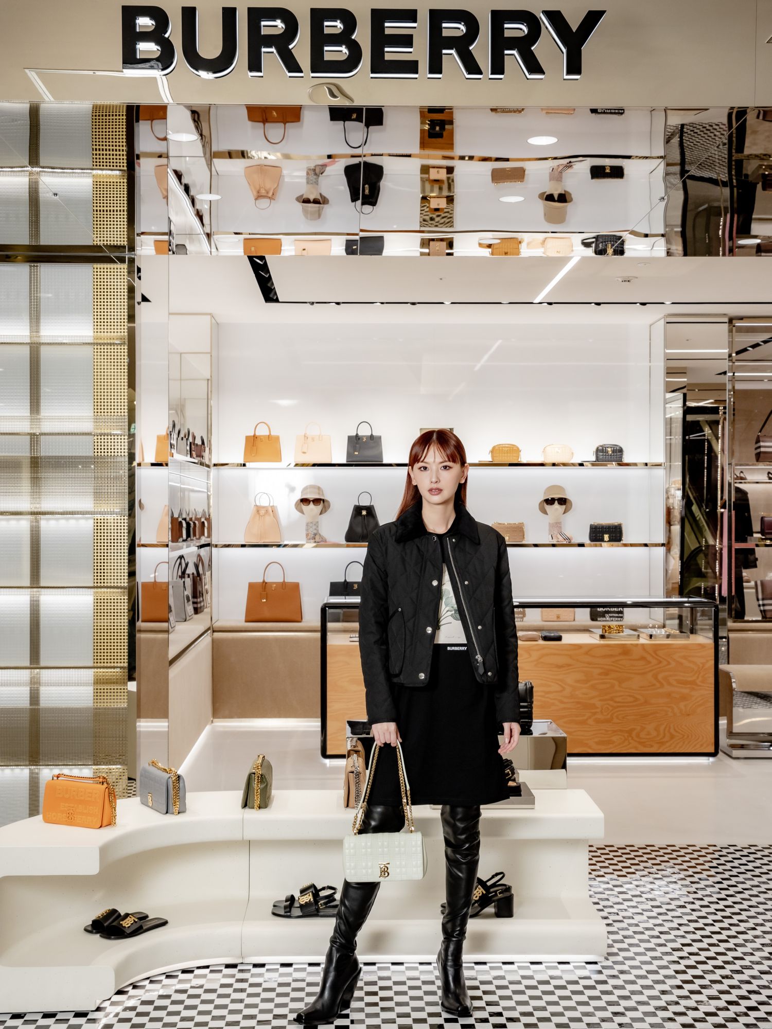 バーバリーチェックを再解釈 「BURBERRY（バーバリー）」、阪急うめだ