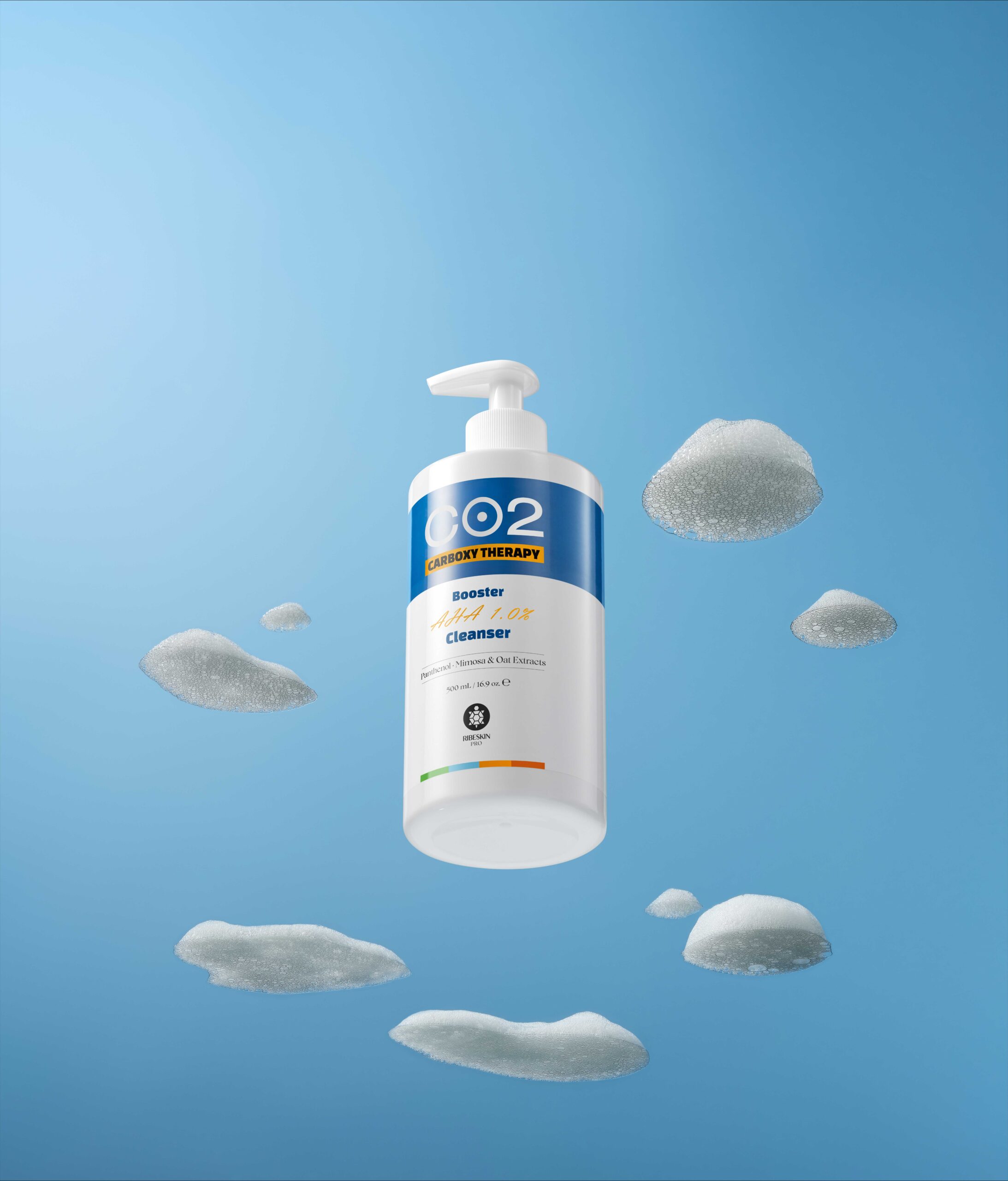 CO2 Booster AHA 1.0% Cleanser - RIBESKIN