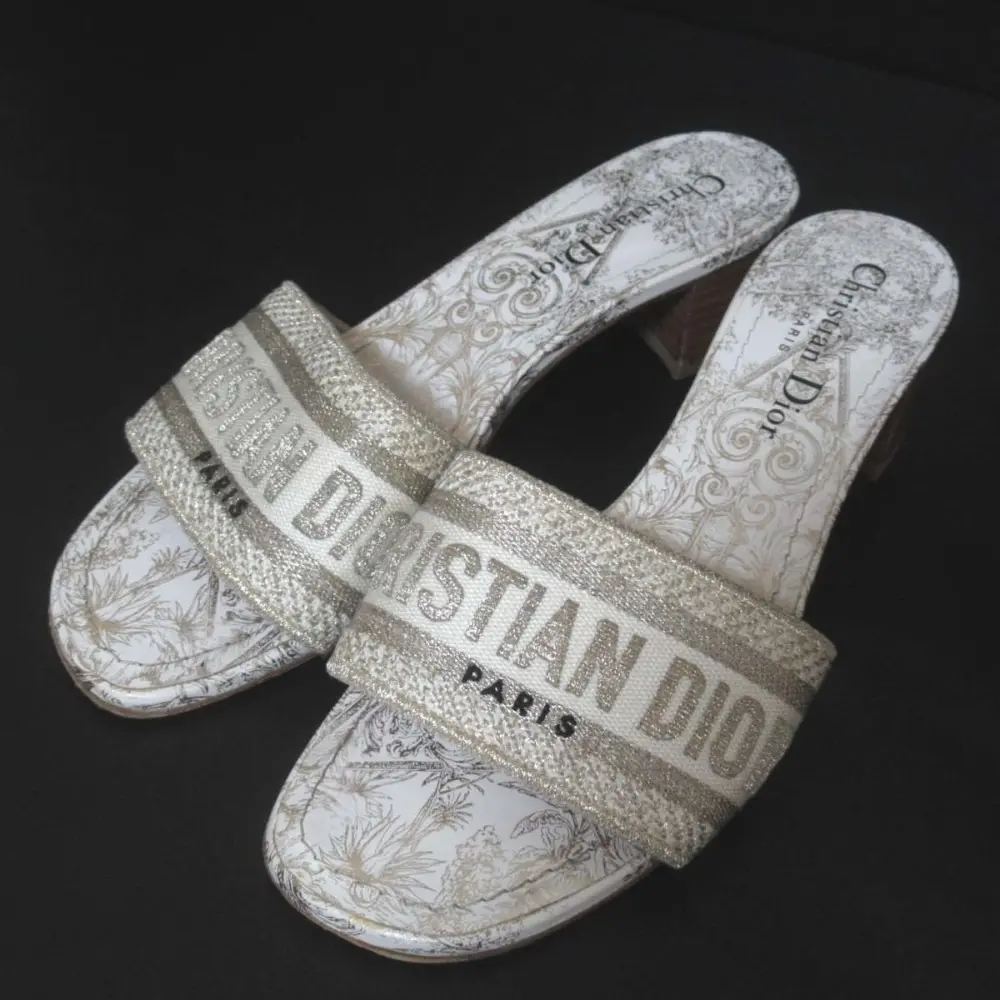 4275)*Christian Dior ディオール サンダル 23.5 cm 4275)*Christian