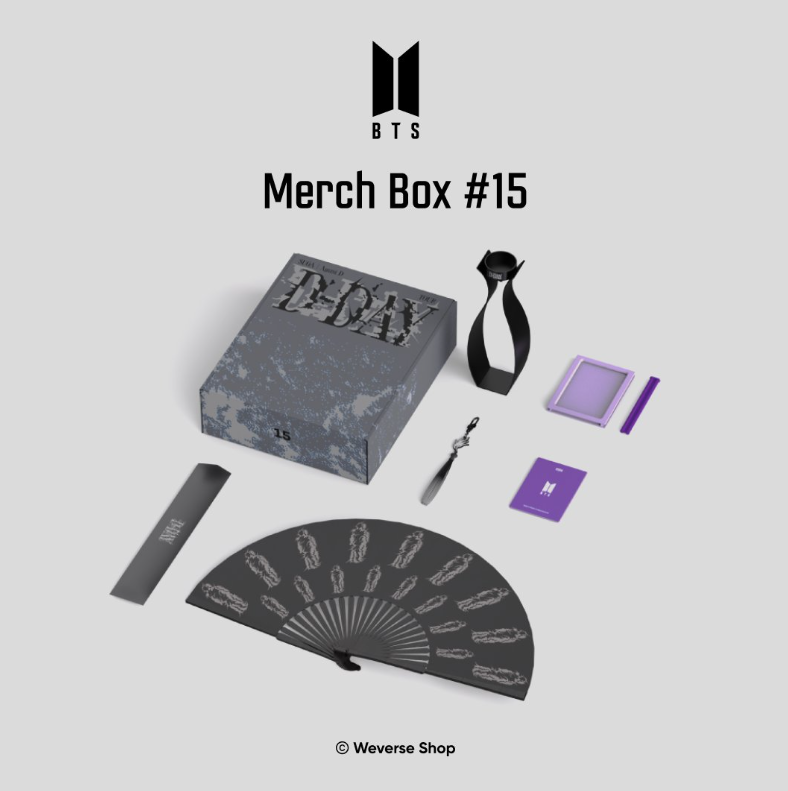 BTSファンクラブARMY MEMBERSHIP MERCH PACKマーチボックス第15弾発売