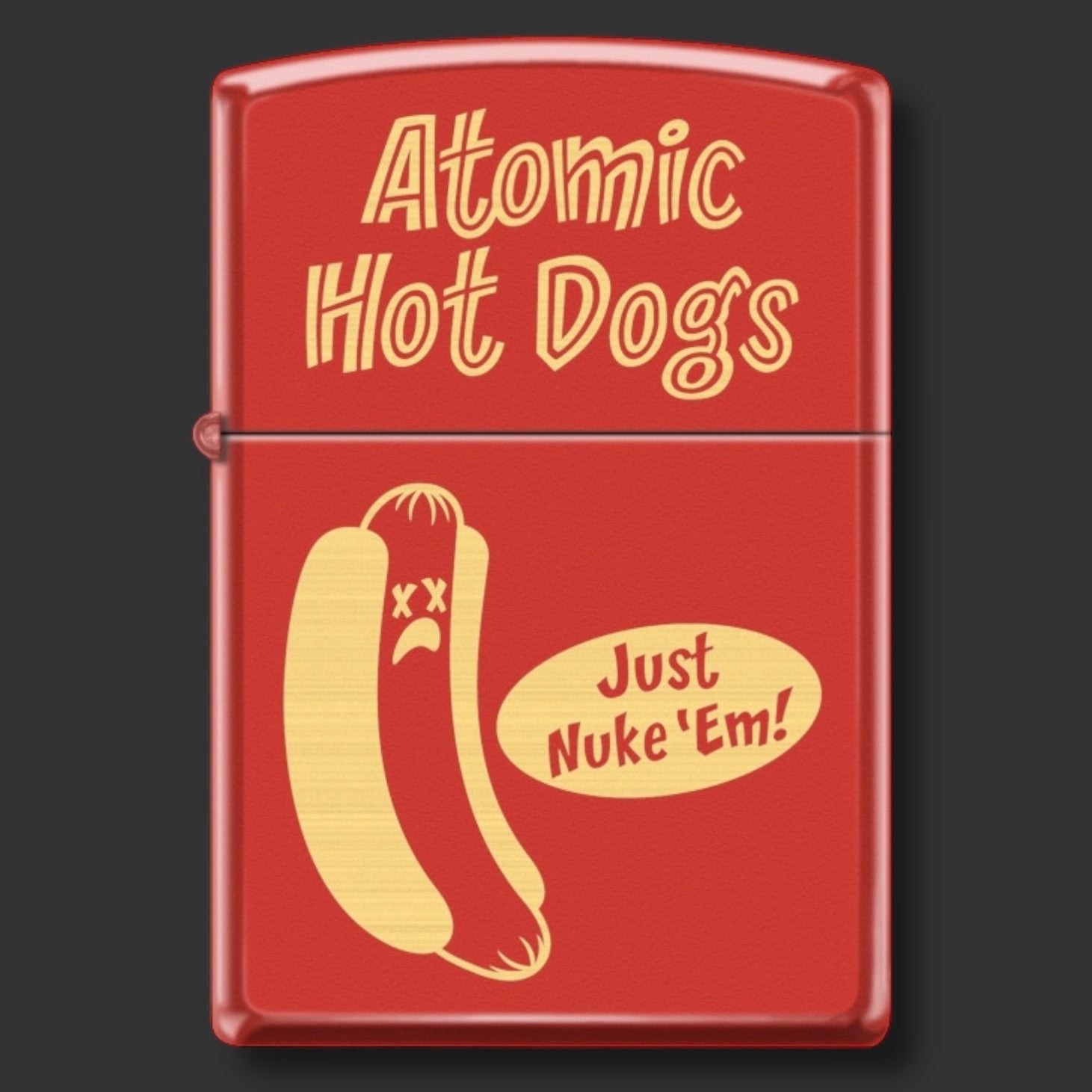 Original Riley's 66 Atomic Hot Dogs Zippo Lighter