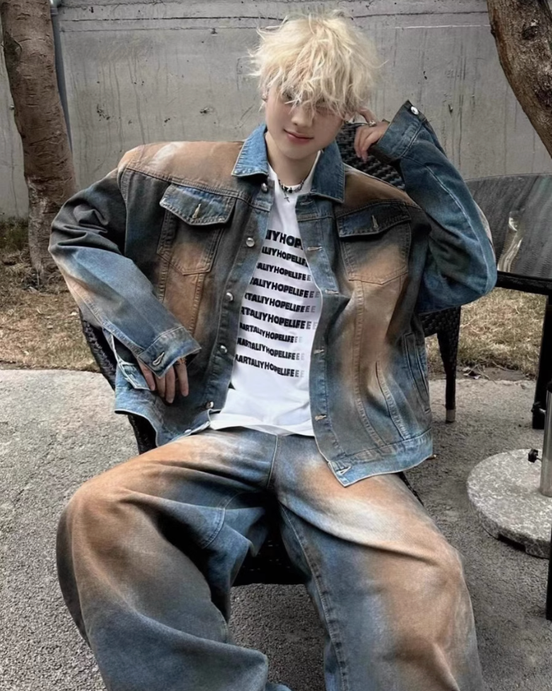 ブリーチドデニムセットアップ Ril 5742 – Rillfy