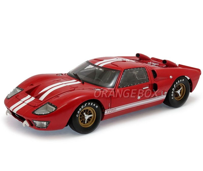 Ford GT40 MKII 1966 1:18 Shelby Collectibles Vermelho - Ri Happy