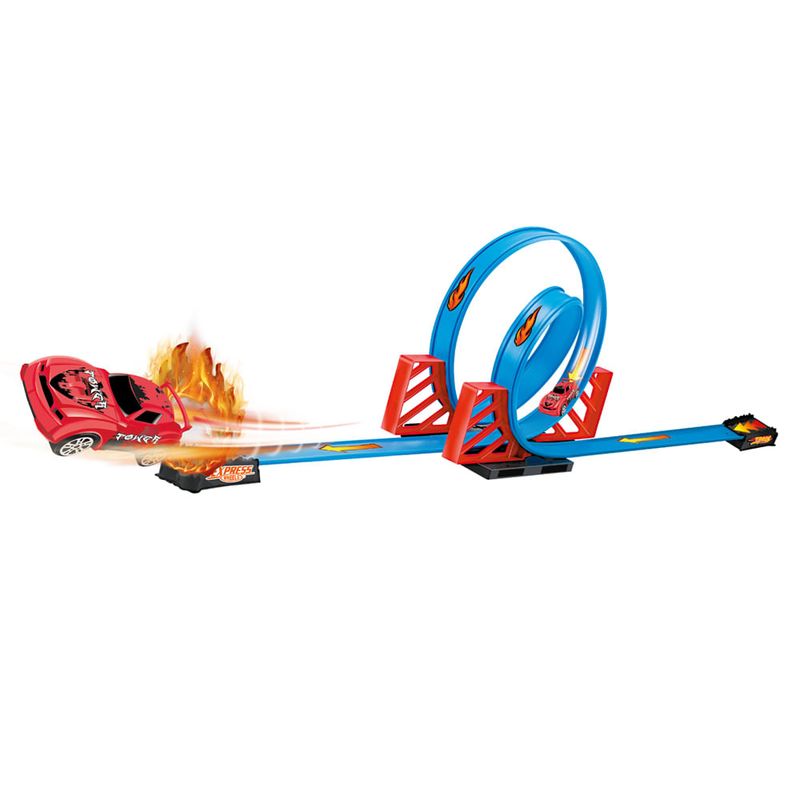 Pista Power Track Duplo Loop Express Wheels Multikids - BR1021