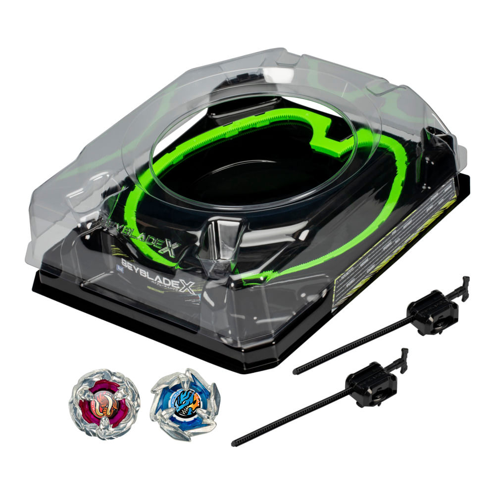 Confira Conjunto de Arena e Piões de Batalha - Beyblade X - Xtreme