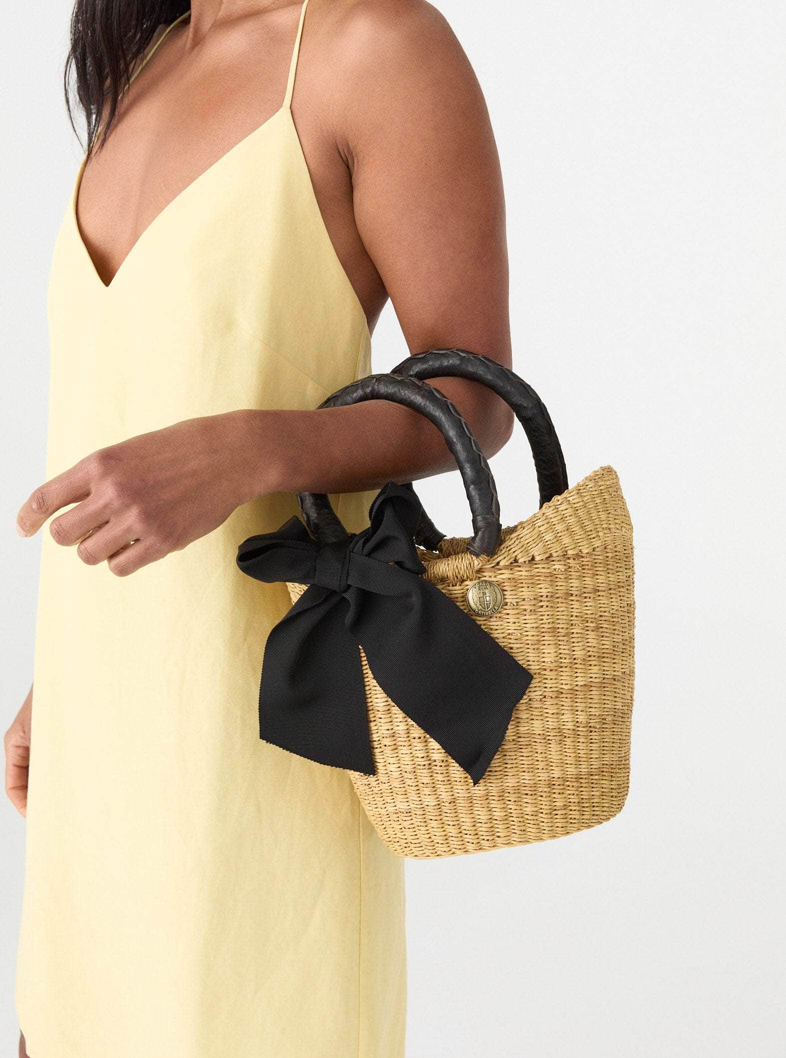 Casa Catinella Mini Basket Bag Black - RIISE