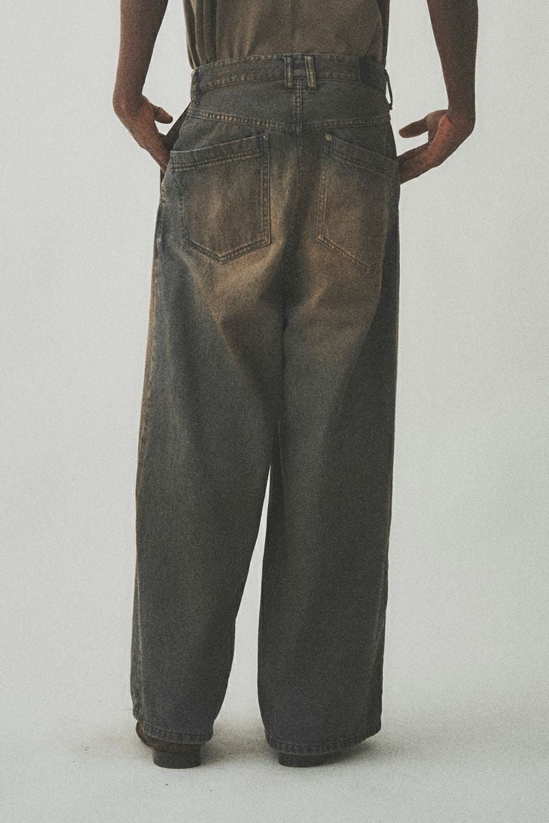 JUHA(ユハ) | JUHA(ユハ)RUST WIDE DENIM PANTS ラストワイドデニム