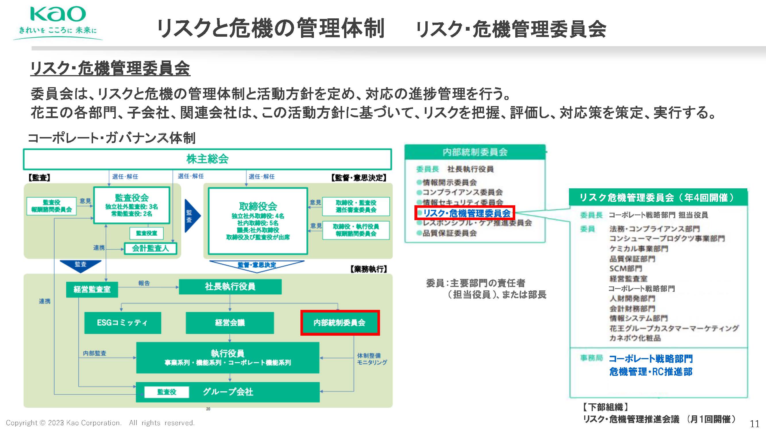 花王のリスクマネジメント改革 | 事例から学ぶ | リスク対策.com