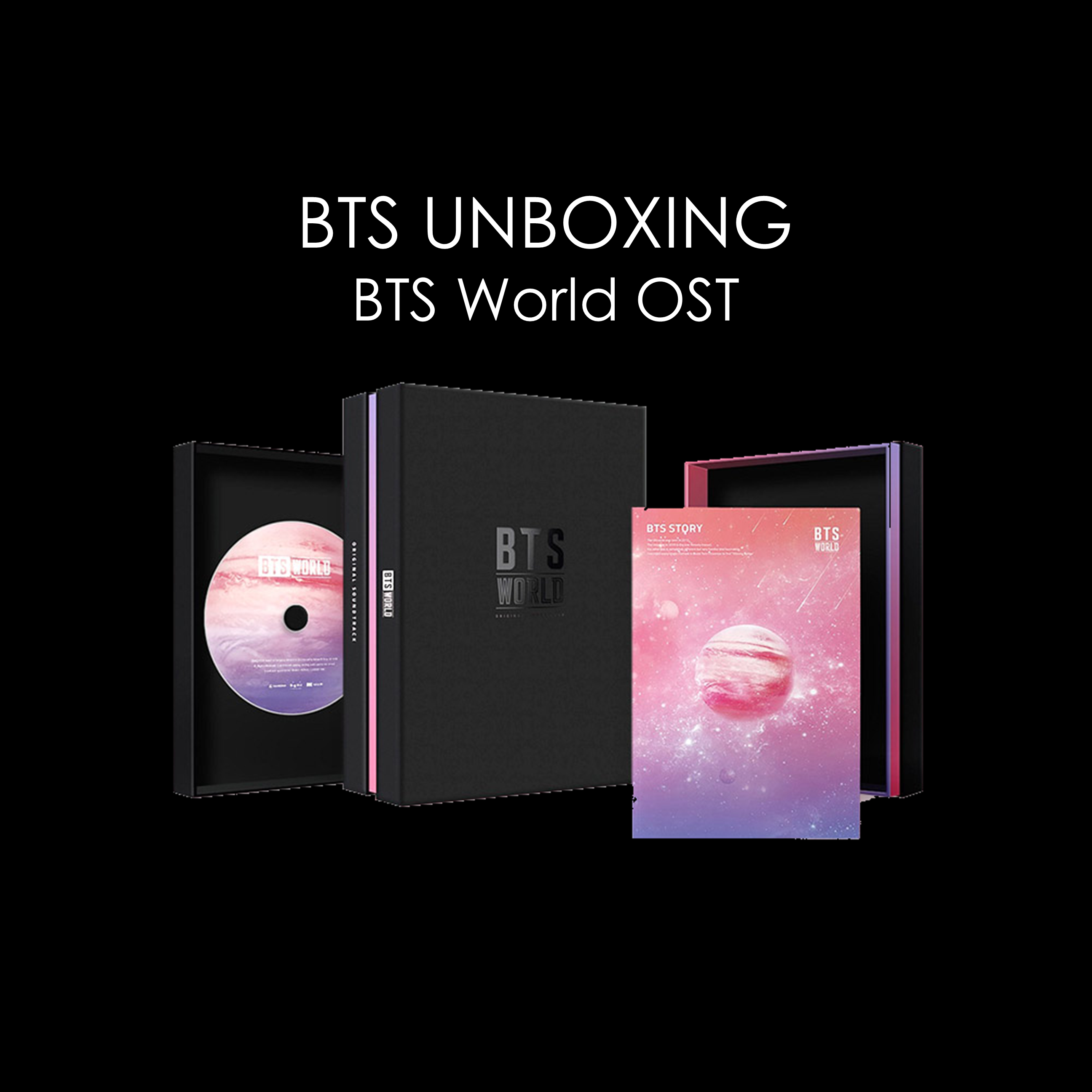 BTS Unboxing - BTS World Original Soundtrack (OST) - Logan