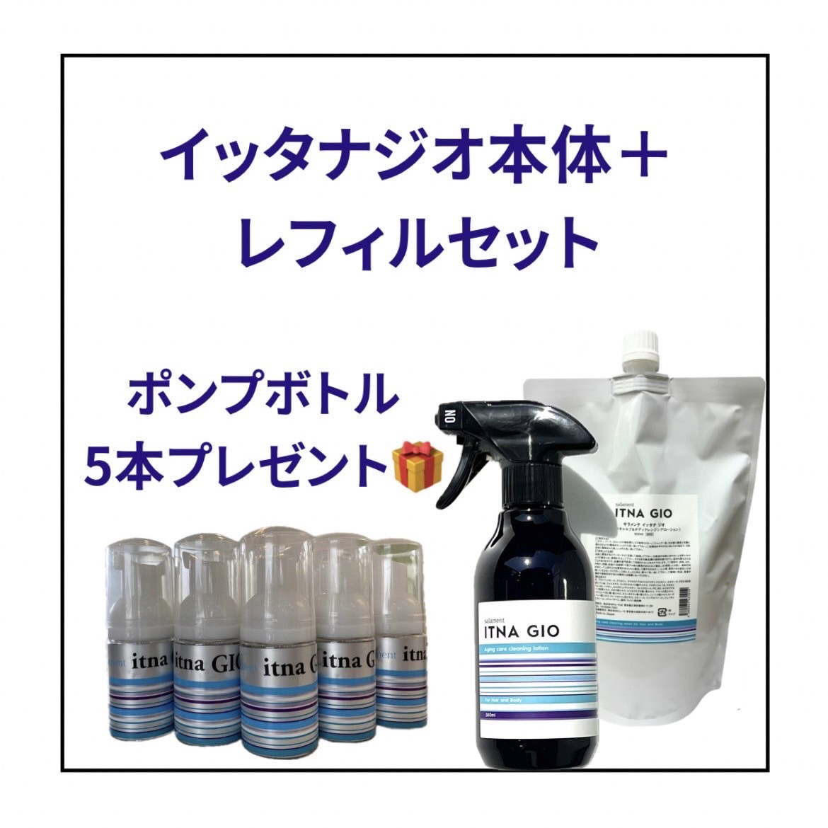 サラメンテ イッタナジオ レフィル 900ml ×2個 （ポンプボトル30ml / 5