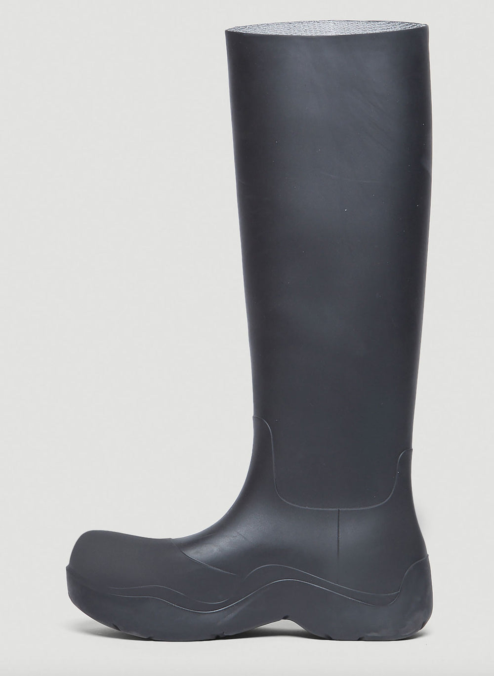 Shop Bottega Veneta Black Puddle Long Boots | Rites