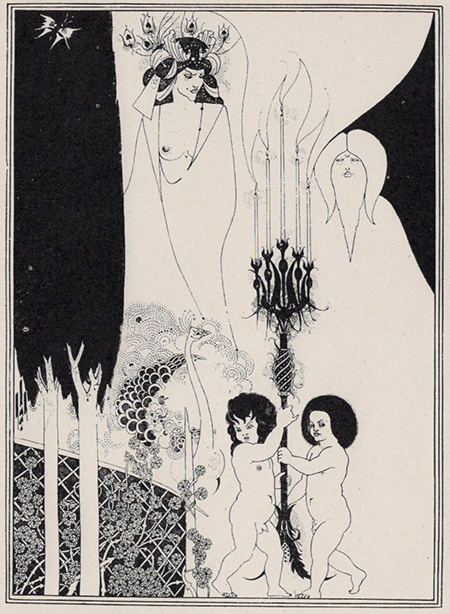 オスカー・ワイルド著『サロメ』オーブリー・ビアズリー画 1894年英語