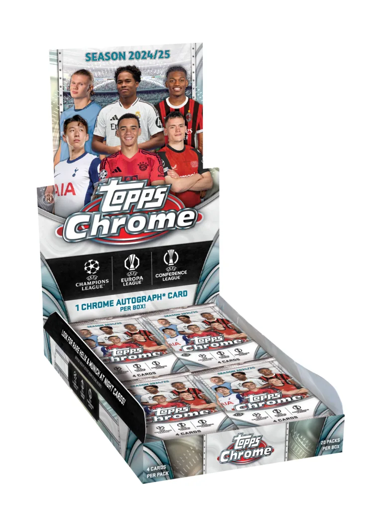 2024-25 Topps Chrome UEFA Club Competitions Box、あなたに最適