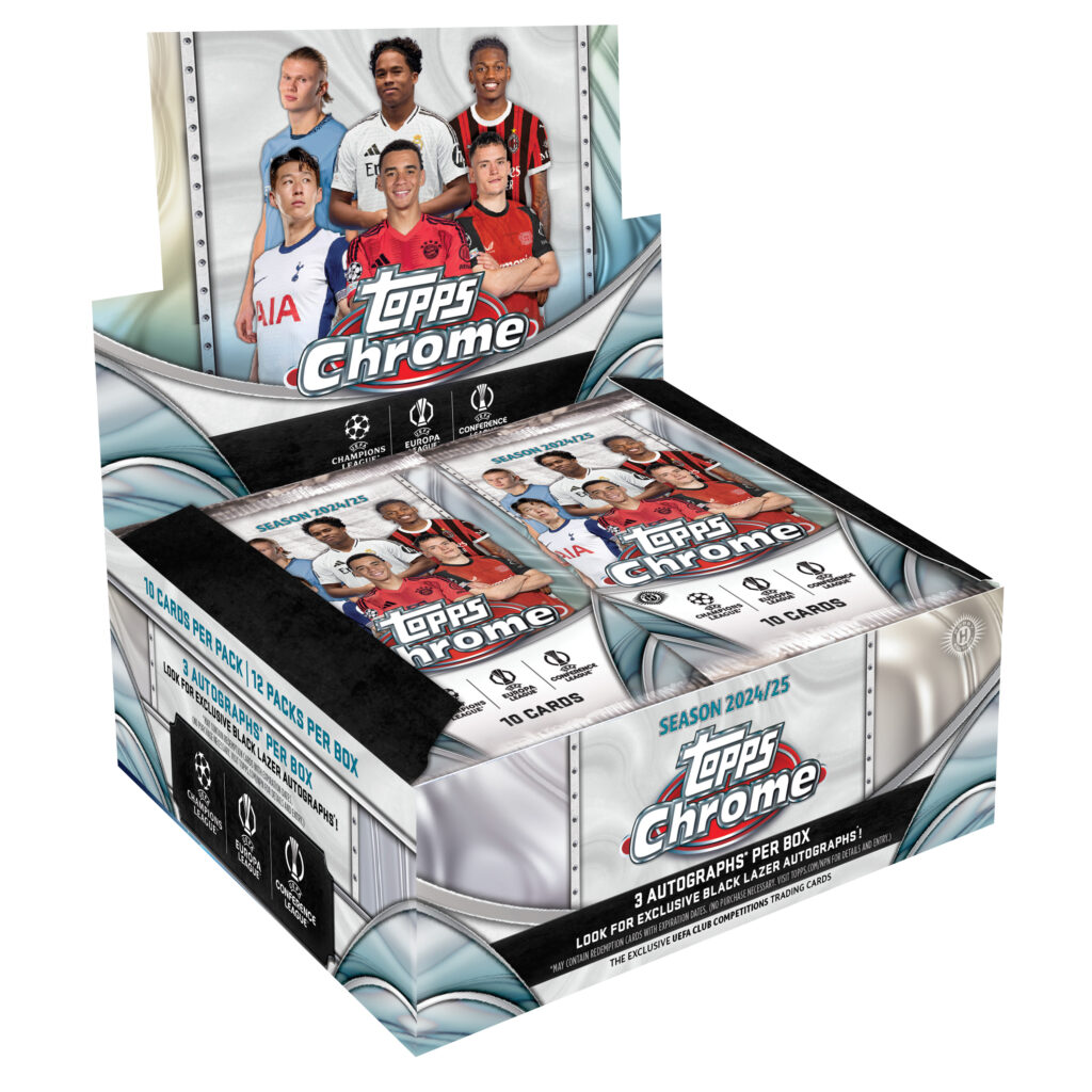 2024-25 Topps Chrome UEFA Club Competitions Box、あなたに最適