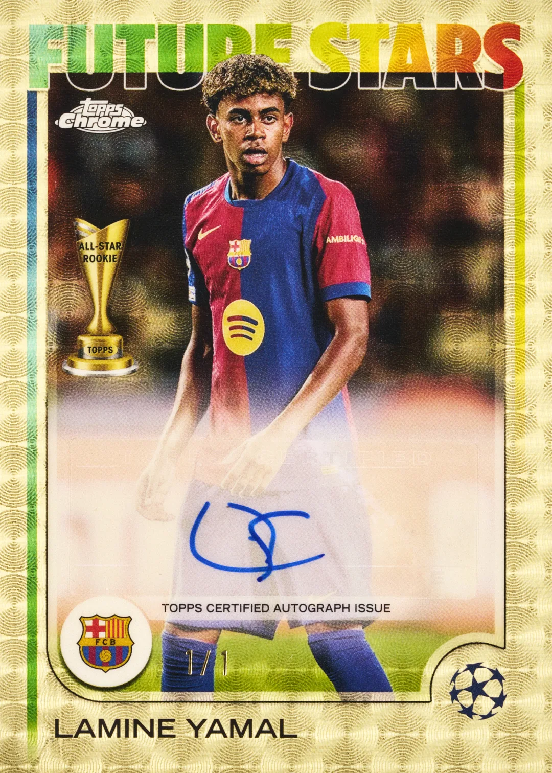 2024-25 Topps Chrome® UCC Lamine Yamalカードのコレクションの始め方