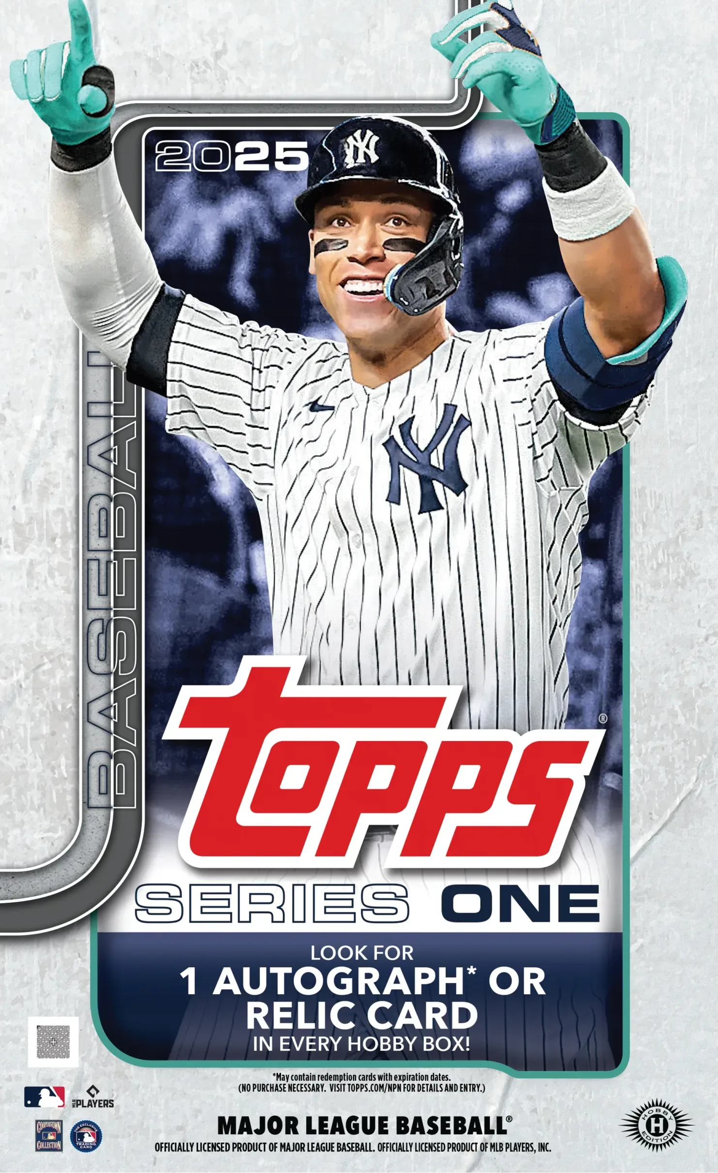 2025 Topps Baseball Series 1 カバースター：アーロン・ジャッジ