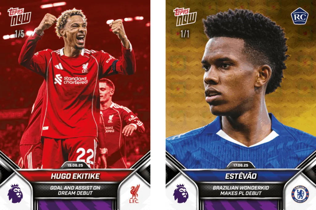 Topps NOW® プレミアリーグカードのレアリティ - Topps Ripped