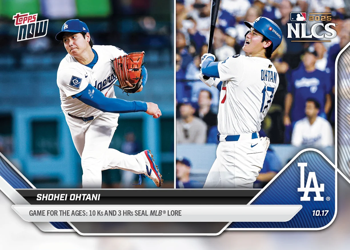 Topps NOW® が大谷翔平をフィーチャーした Opal Chrome をリリース