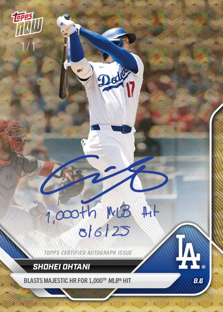 MLB Topps NOW®で大谷翔平の伝説的なシーズンを振り返る(レギュラー