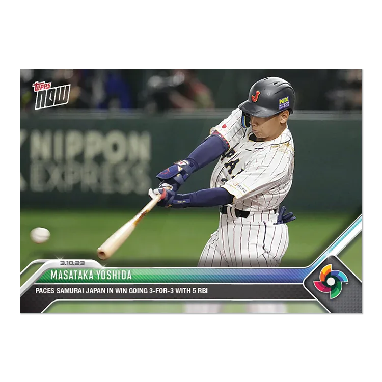 2023 WBC Topps NOWで振り返る侍ジャパンの軌跡 - Topps Ripped